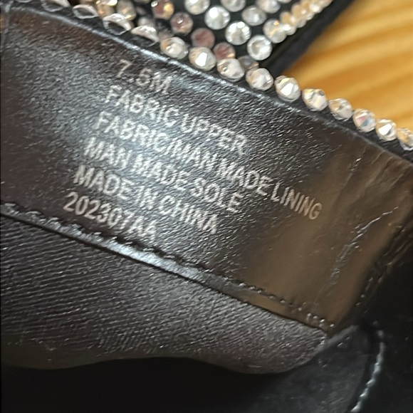 Gianni Bini Gabortwo Rhinestone Pointed Toe Tall Wedge Boots Size 7.5 M NWOB - Picture 13 of 13